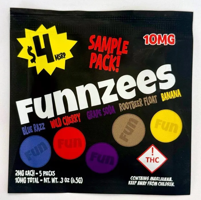 Funnzees 10mg sample pack